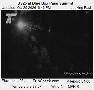 US26 at Blue Box Pass Summit